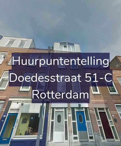 Foto gevel Huurpuntentelling voor Doedesstraat 51-C, Rotterdam