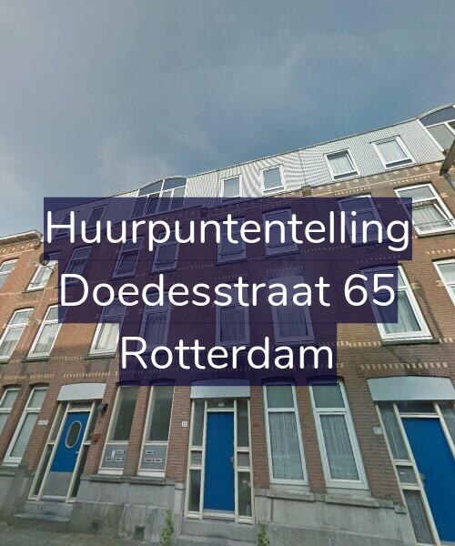 Foto gevel Huurpuntentelling voor Doedesstraat 65, Rotterdam