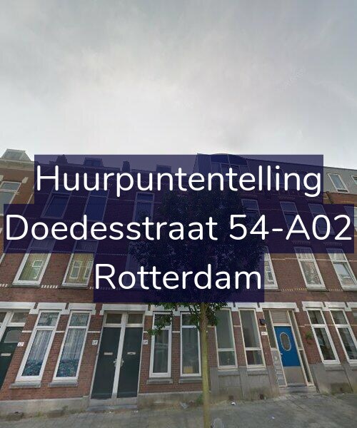 Foto gevel Huurpuntentelling voor Doedesstraat 54-A02, Rotterdam