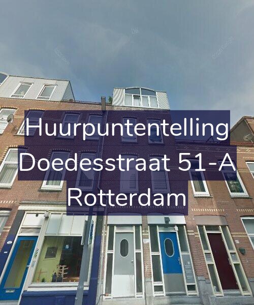 Foto gevel Huurpuntentelling voor Doedesstraat 51-A, Rotterdam