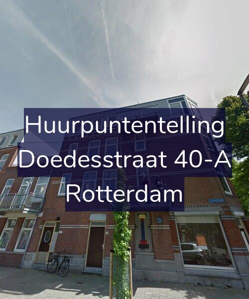 Foto gevel Huurpuntentelling voor Doedesstraat 40-A, Rotterdam