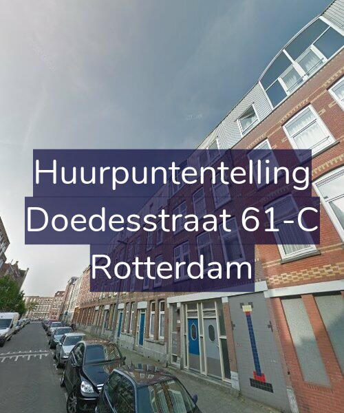 Foto gevel Huurpuntentelling voor Doedesstraat 61-C, Rotterdam