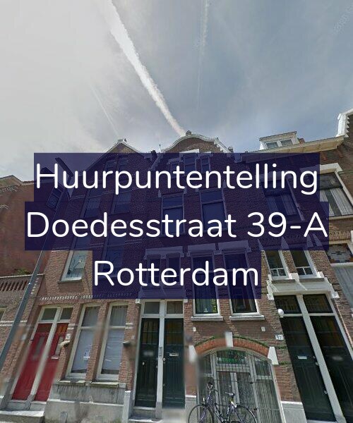 Foto gevel Huurpuntentelling voor Doedesstraat 39-A, Rotterdam