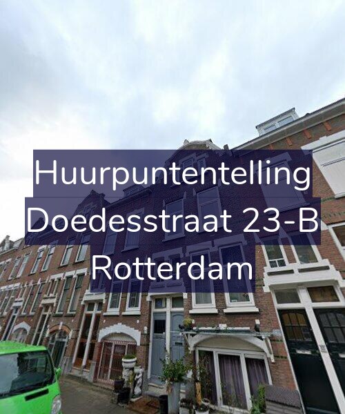 Foto gevel Huurpuntentelling voor Doedesstraat 23-B, Rotterdam
