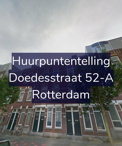 Foto gevel Huurpuntentelling voor Doedesstraat 52-A, Rotterdam