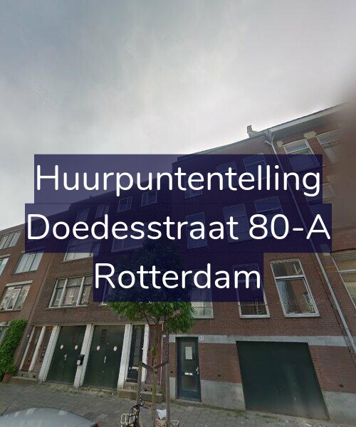Foto gevel Huurpuntentelling voor Doedesstraat 80-A, Rotterdam