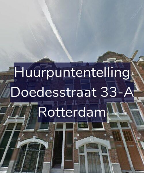 Foto gevel Huurpuntentelling voor Doedesstraat 33-A, Rotterdam