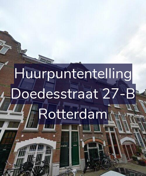 Foto gevel Huurpuntentelling voor Doedesstraat 27-B, Rotterdam