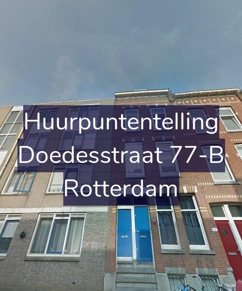 Foto gevel Huurpuntentelling voor Doedesstraat 77-B, Rotterdam