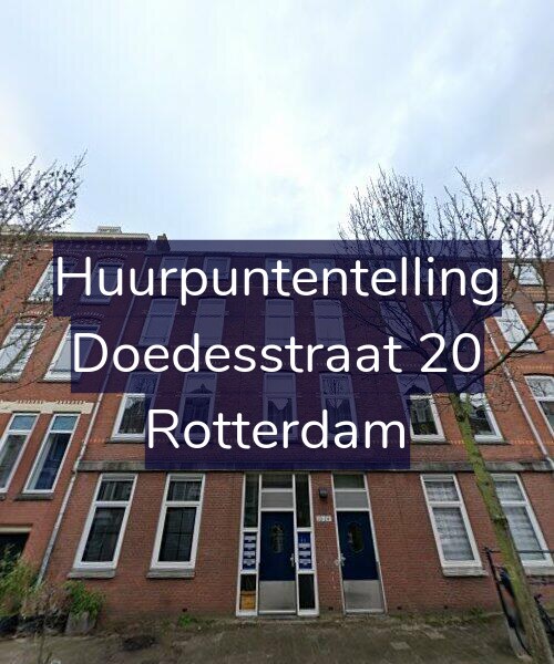 Foto gevel Huurpuntentelling voor Doedesstraat 20, Rotterdam