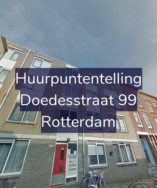 Foto gevel Huurpuntentelling voor Doedesstraat 99, Rotterdam