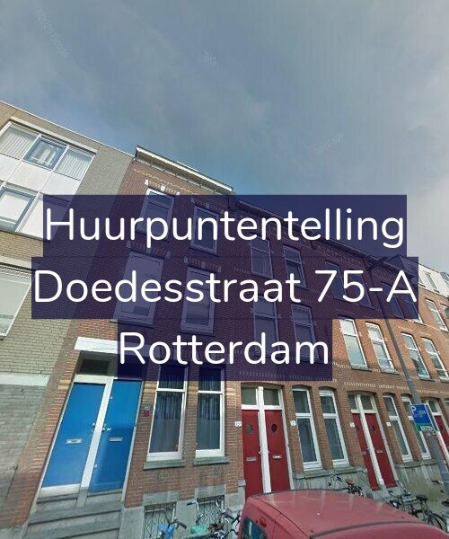 Foto gevel Huurpuntentelling voor Doedesstraat 75-A, Rotterdam