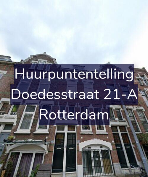 Foto gevel Huurpuntentelling voor Doedesstraat 21-A, Rotterdam