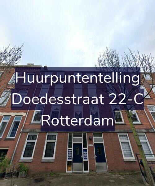 Foto gevel Huurpuntentelling voor Doedesstraat 22-C, Rotterdam