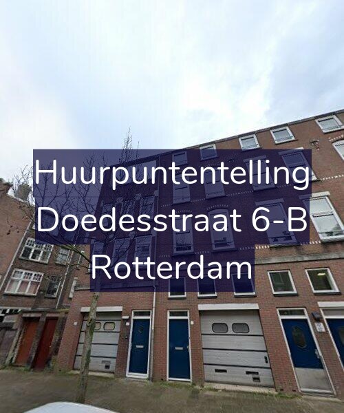 Foto gevel Huurpuntentelling voor Doedesstraat 6-B, Rotterdam