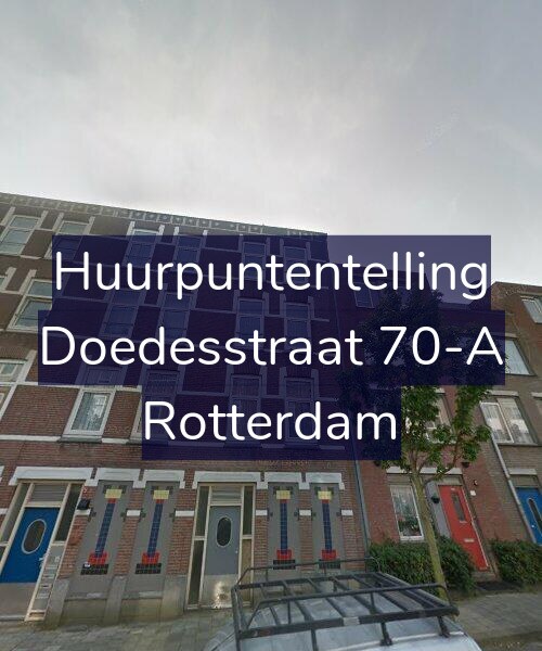Foto gevel Huurpuntentelling voor Doedesstraat 70-A, Rotterdam