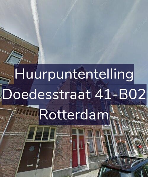 Foto gevel Huurpuntentelling voor Doedesstraat 41-B02, Rotterdam