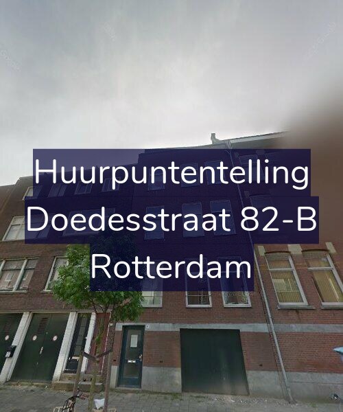 Foto gevel Huurpuntentelling voor Doedesstraat 82-B, Rotterdam