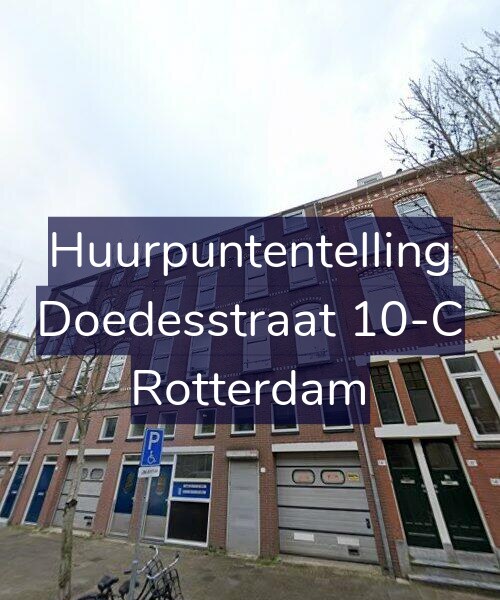 Foto gevel Huurpuntentelling voor Doedesstraat 10-C, Rotterdam