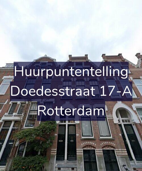 Foto gevel Huurpuntentelling voor Doedesstraat 17-A, Rotterdam