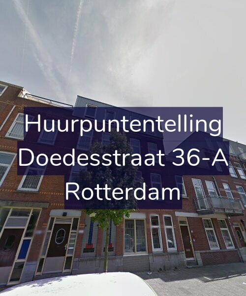 Foto gevel Huurpuntentelling voor Doedesstraat 36-A, Rotterdam