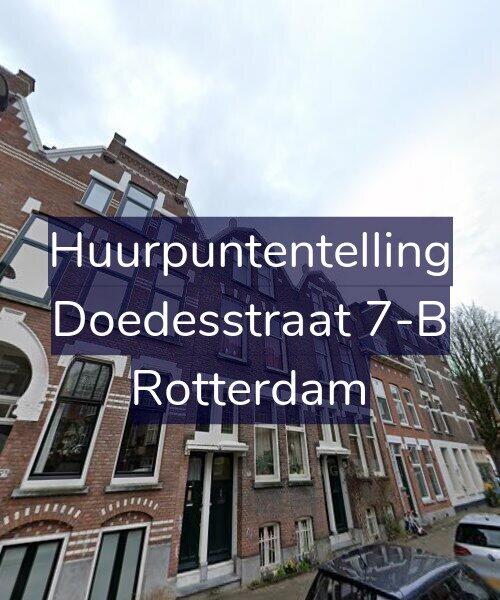 Foto gevel Huurpuntentelling voor Doedesstraat 7-B, Rotterdam