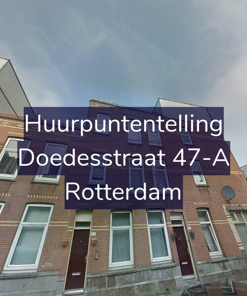 Foto gevel Huurpuntentelling voor Doedesstraat 47-A, Rotterdam