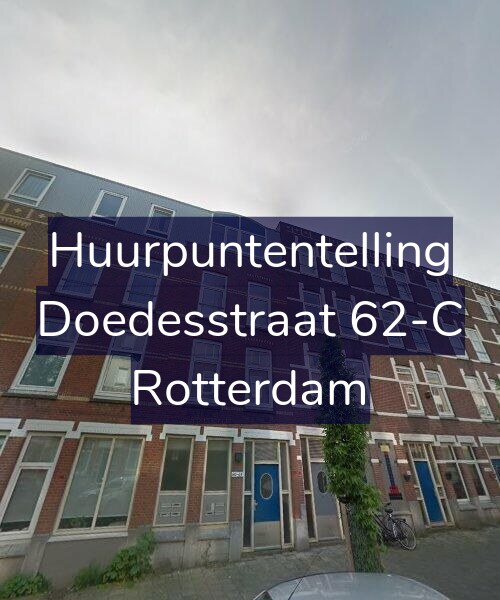 Foto gevel Huurpuntentelling voor Doedesstraat 62-C, Rotterdam