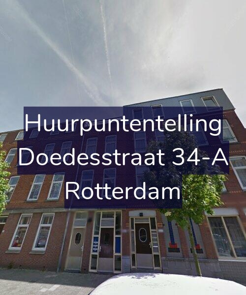 Foto gevel Huurpuntentelling voor Doedesstraat 34-A, Rotterdam