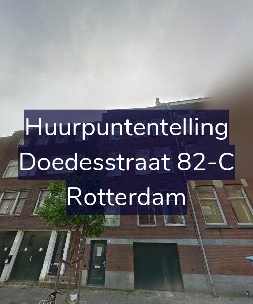 Foto gevel Huurpuntentelling voor Doedesstraat 82-C, Rotterdam