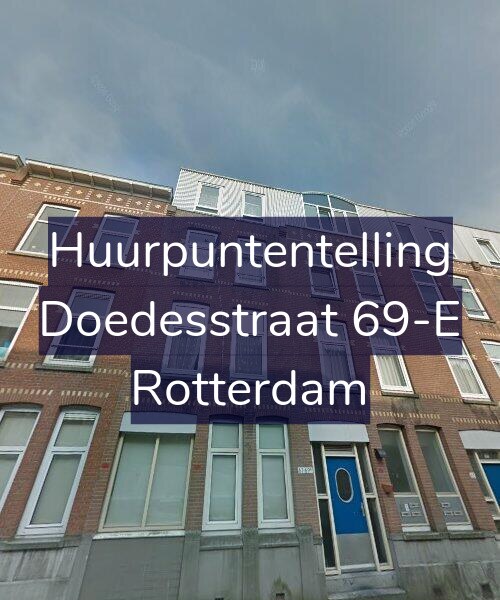 Foto gevel Huurpuntentelling voor Doedesstraat 69-E, Rotterdam