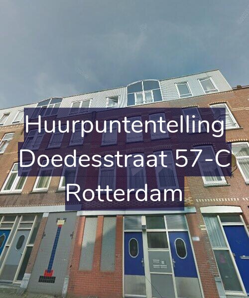 Foto gevel Huurpuntentelling voor Doedesstraat 57-C, Rotterdam