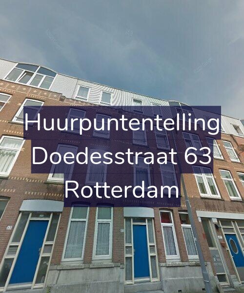 Foto gevel Huurpuntentelling voor Doedesstraat 63, Rotterdam
