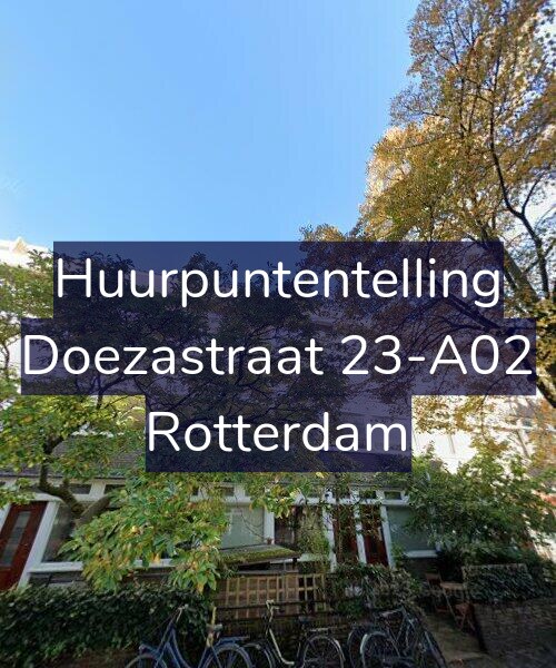 Foto gevel Huurpuntentelling voor Doezastraat 23-A02, Rotterdam