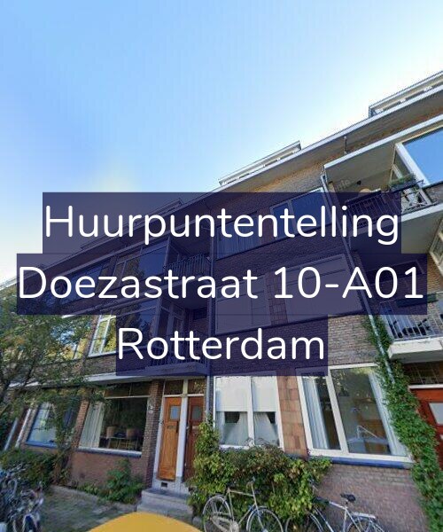 Foto gevel Huurpuntentelling voor Doezastraat 10-A01, Rotterdam