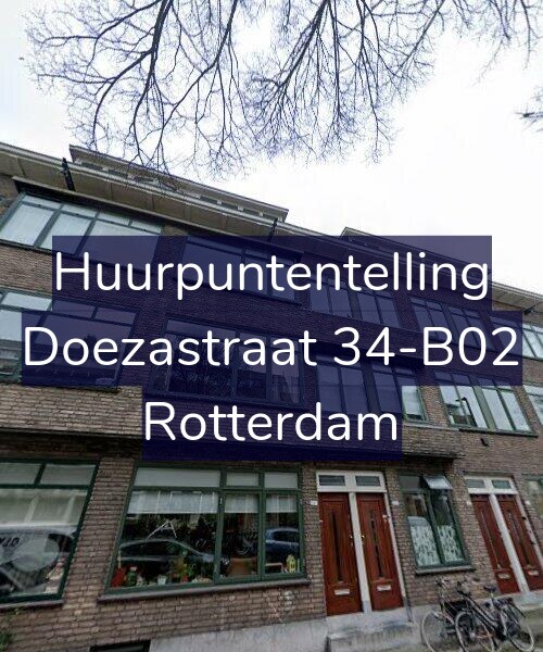 Foto gevel Huurpuntentelling voor Doezastraat 34-B02, Rotterdam