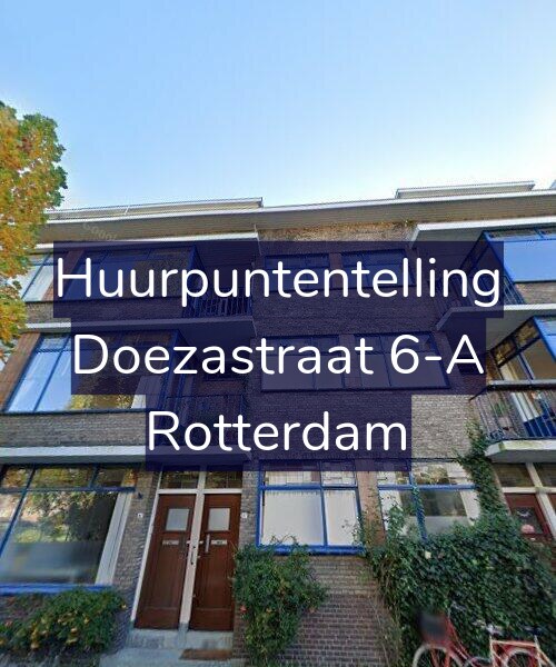 Foto gevel Huurpuntentelling voor Doezastraat 6-A, Rotterdam