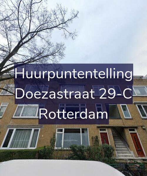 Foto gevel Huurpuntentelling voor Doezastraat 29-C, Rotterdam