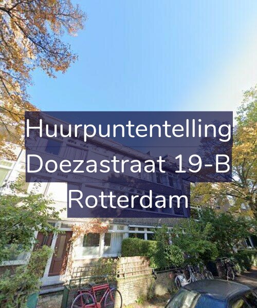 Foto gevel Huurpuntentelling voor Doezastraat 19-B, Rotterdam