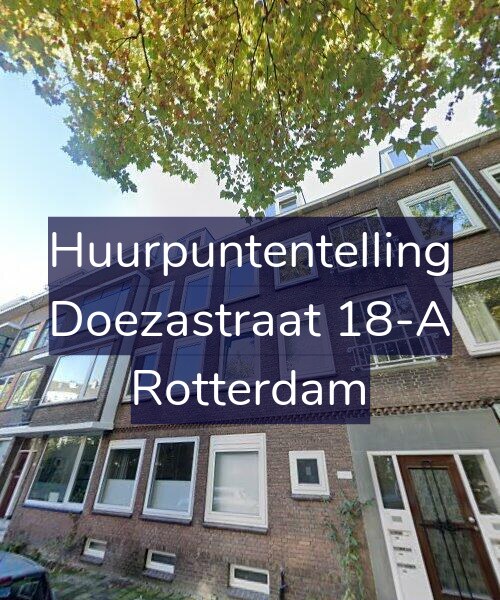 Foto gevel Huurpuntentelling voor Doezastraat 18-A, Rotterdam