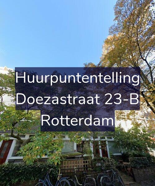 Foto gevel Huurpuntentelling voor Doezastraat 23-B, Rotterdam