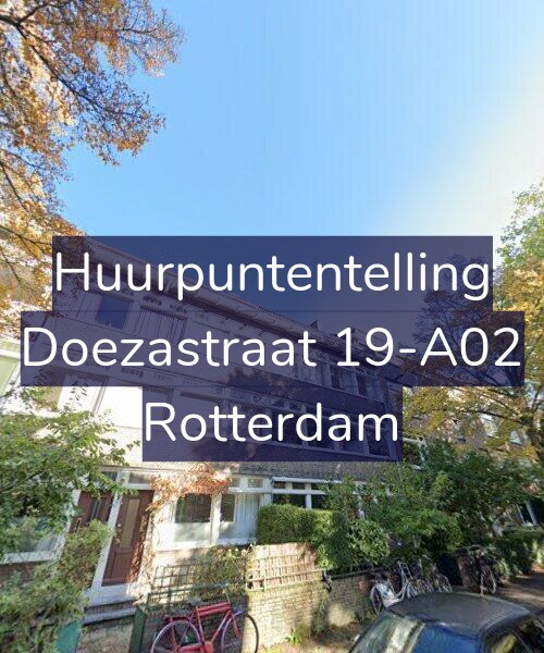 Foto gevel Huurpuntentelling voor Doezastraat 19-A02, Rotterdam