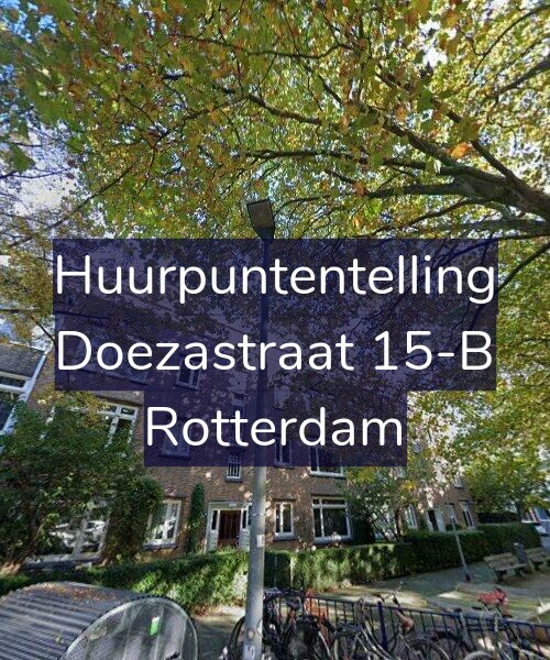 Foto gevel Huurpuntentelling voor Doezastraat 15-B, Rotterdam