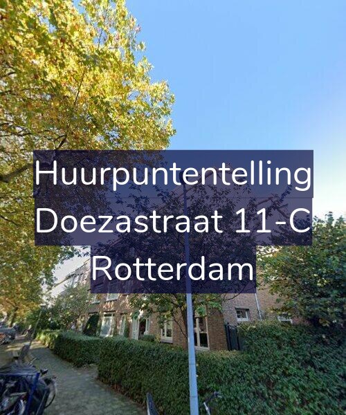 Foto gevel Huurpuntentelling voor Doezastraat 11-C, Rotterdam