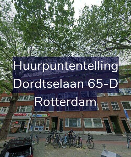 Foto gevel Huurpuntentelling voor Dordtselaan 65-D, Rotterdam