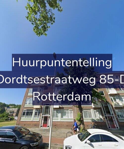 Foto gevel Huurpuntentelling voor Dordtsestraatweg 85-D, Rotterdam