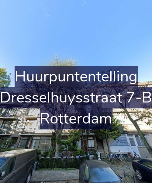 Foto gevel Huurpuntentelling voor Dresselhuysstraat 7-B, Rotterdam