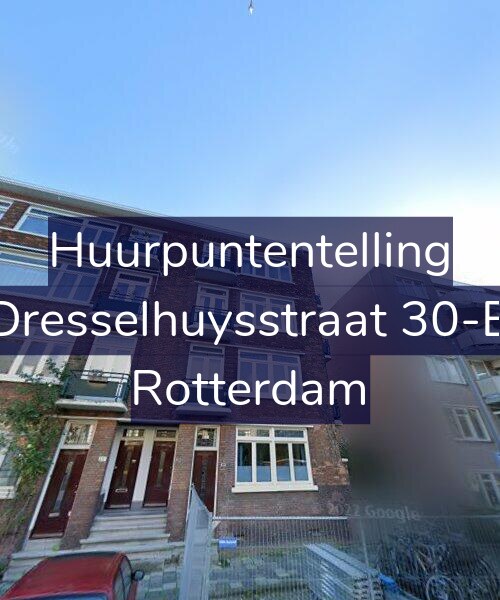 Foto gevel Huurpuntentelling voor Dresselhuysstraat 30-B, Rotterdam