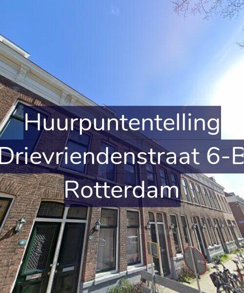 Foto gevel Huurpuntentelling voor Drievriendenstraat 6-B, Rotterdam