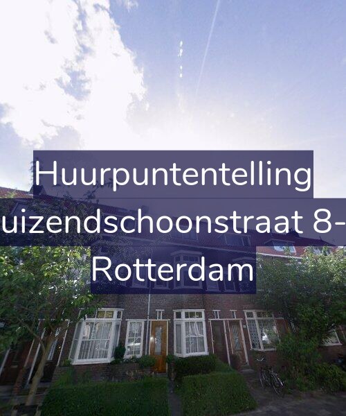 Foto gevel Huurpuntentelling voor Duizendschoonstraat 8-B, Rotterdam
